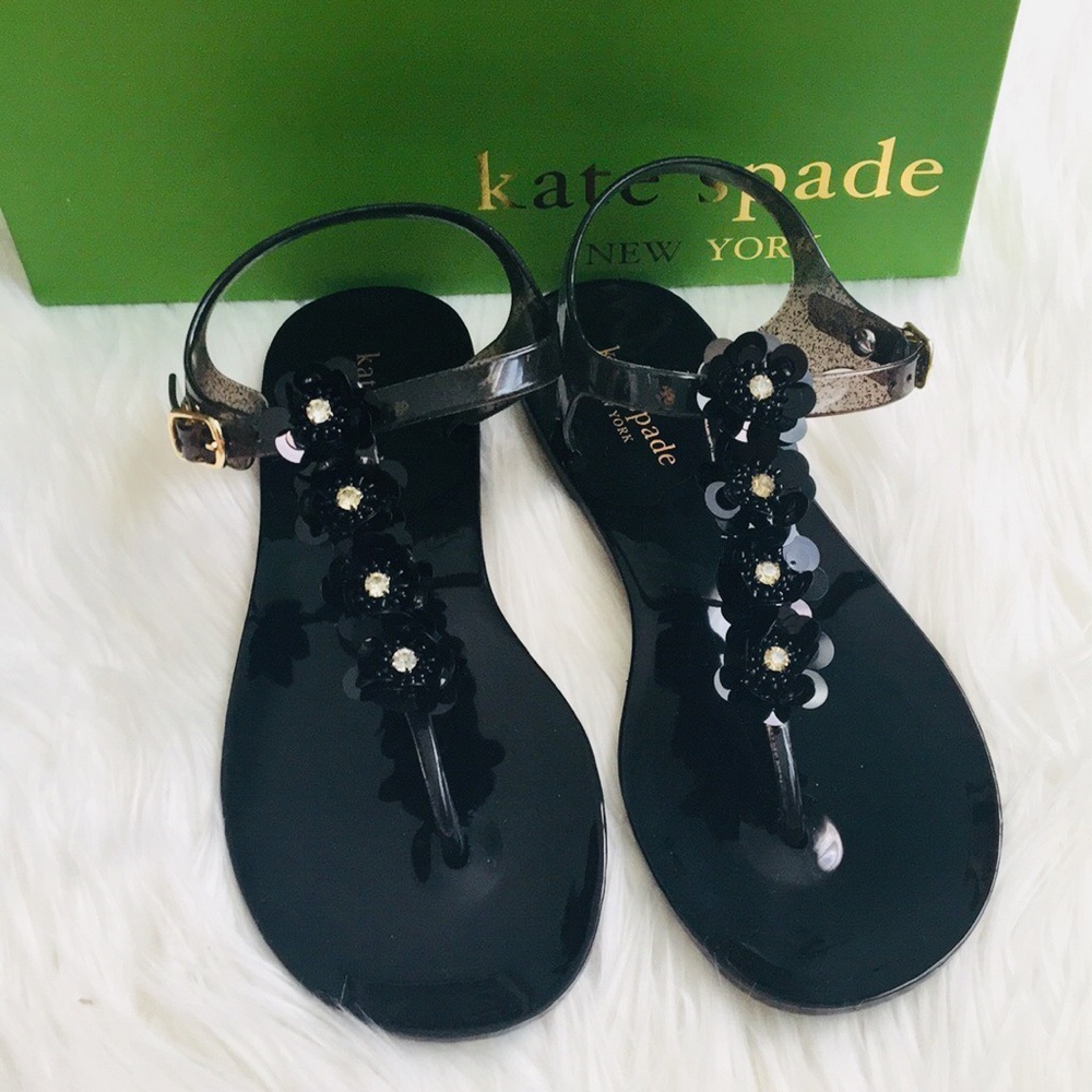 LAST ONE- NIB Kate Spade Farrah Jelly Sandals - Picture 2 of 6